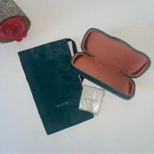 GUCCI Authentic New 52mm Round Signature Logo Sunglasses With Case, Cloth & Tag Gucci | Accessories | Gucci Authentic New 52mm Round  main image 3